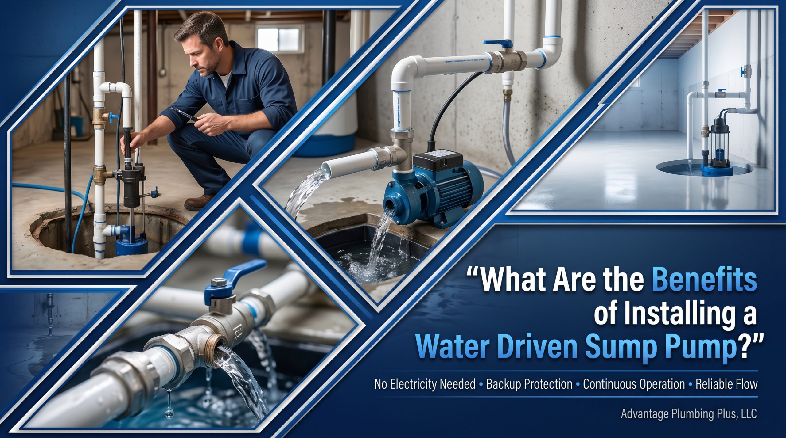 water driven sump pump