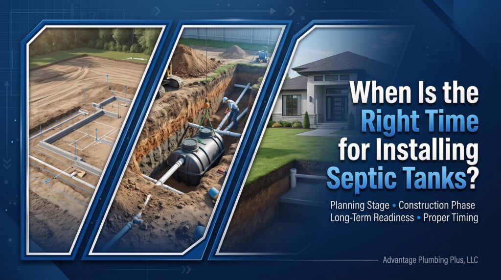 installing septic tanks
