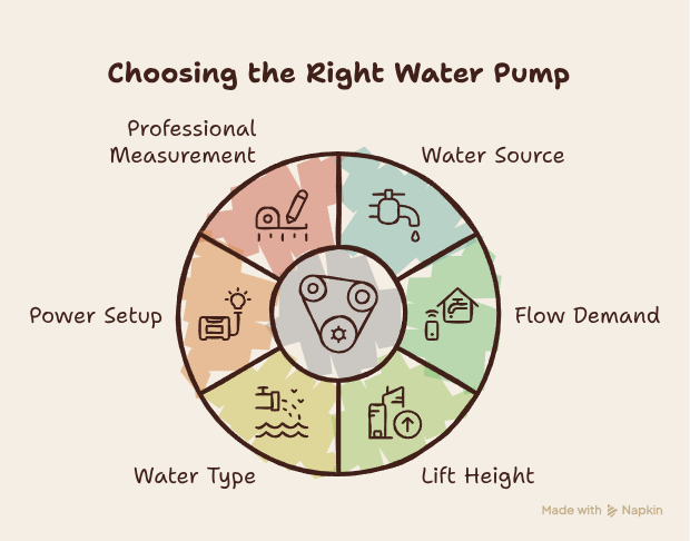 Types of water pump