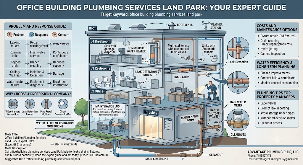 office building plumbing services land park