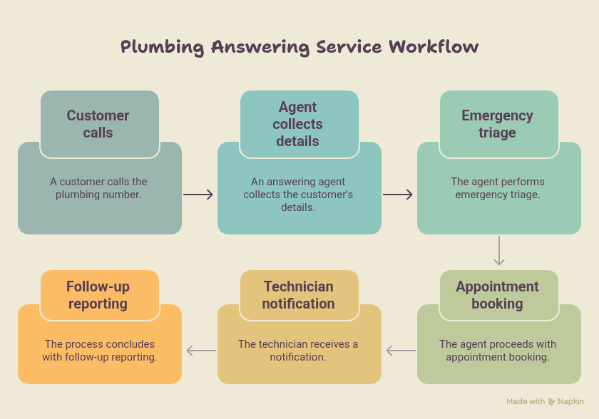 plumbing answering service