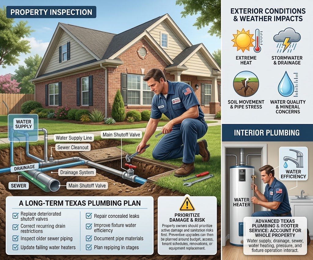 advanced plumbing and rooter service texas