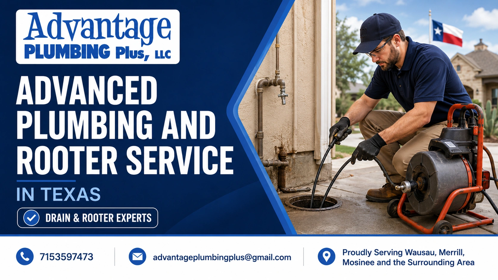 advanced plumbing and rooter service texas