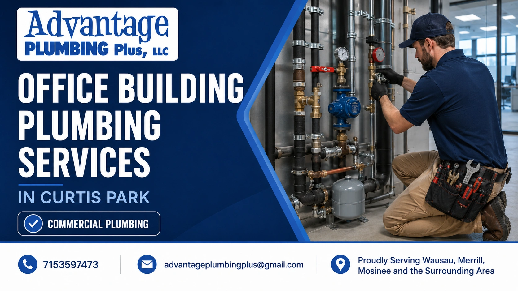 office building plumbing services curtis park
